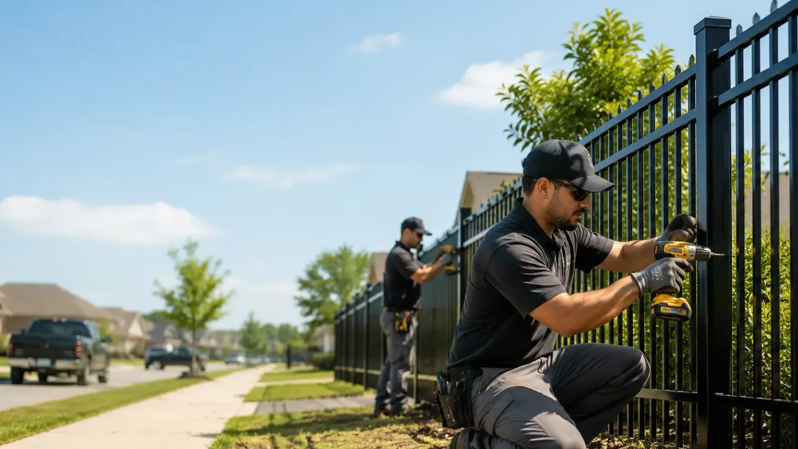 Metal Fence Installation in Plains, GA